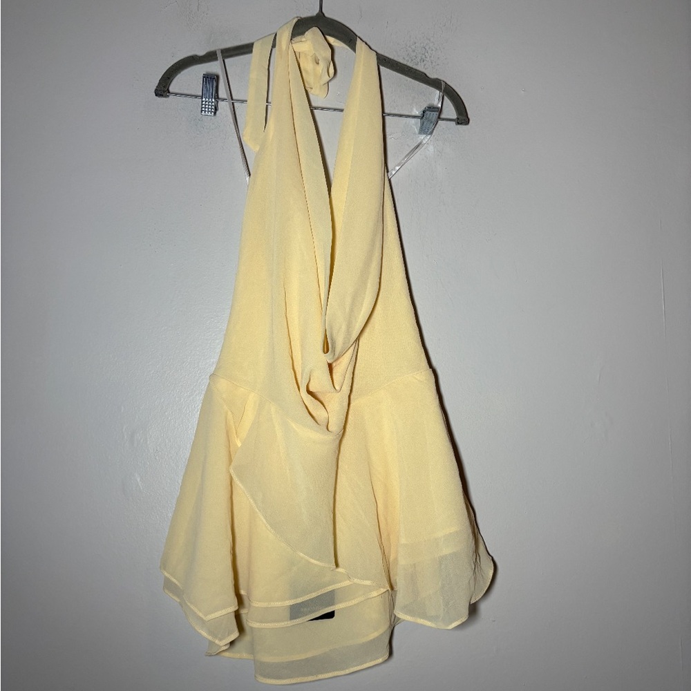 Thats So Fetch Yellow Cello Dress Size-2 - Picture 4 of 6